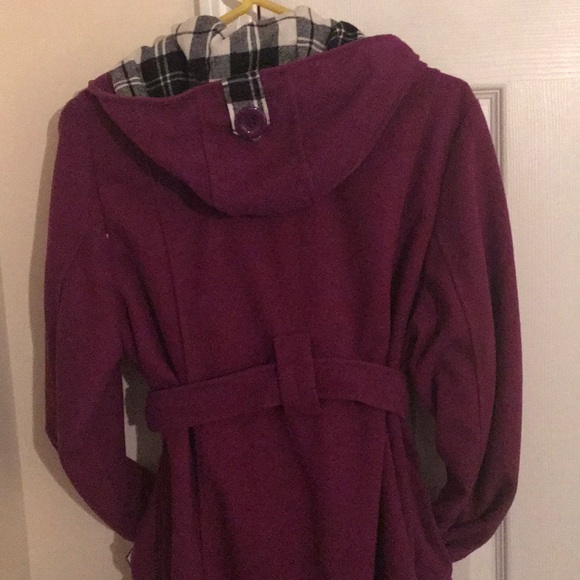 Purple Pea Coat - Picture 3 of 3